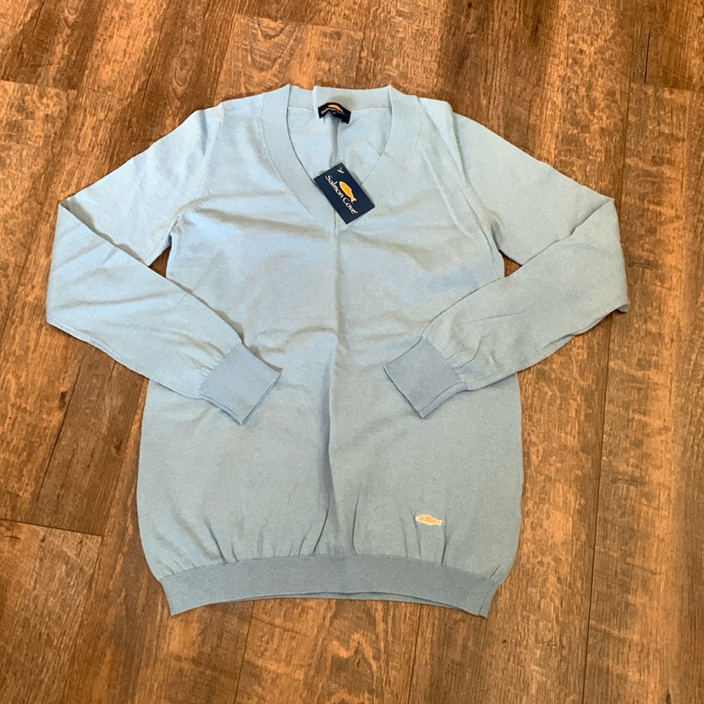 NWT. Salmon Cove Sweater.  Small. Great SPRING color!